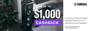 Yamaha Premium Hi-Fi Cashback Offer June/July 2026