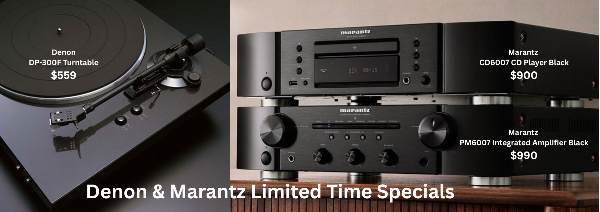 Denon & Marantz Limited Time Specials