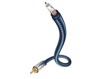 Inakustik Premium Mono Subwoofer Lead, RCA to RCA, 2.0M