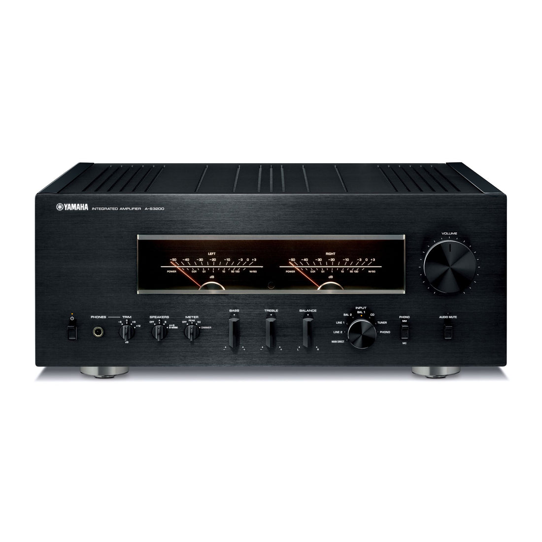 Yamaha AS3200 Integrated Amplifier ... heavyweight with VU meters ... thing of beauty