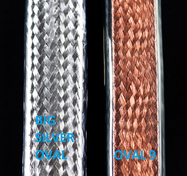 Analysis Plus Black Mesh Oval 9 Speaker Cable