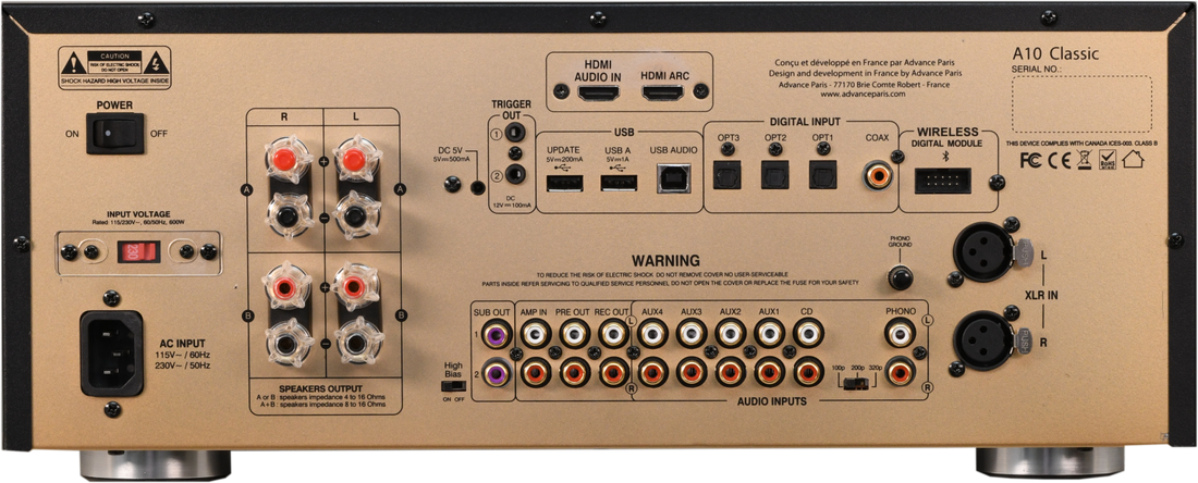 Advance Paris, A10 Hybrid Stereo Amplifier ... McIntosh killer?