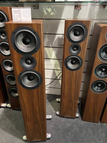 Acoustic Energy AE509 Floorstanding Speaker EX-DEMO, Walnut