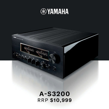 Yamaha AS3200 Integrated Amplifier ... heavyweight with VU meters ... thing of beauty