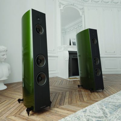 Acoustic Energy Corinium loudspeakers ... as though hewn of ancient stone
