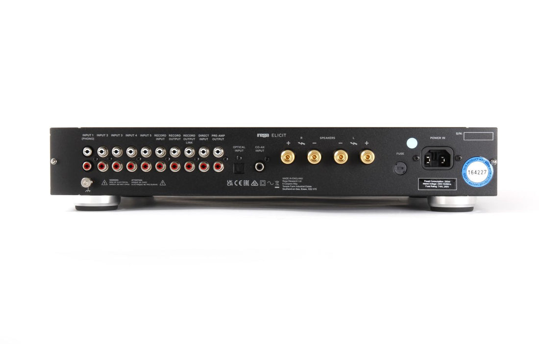 Rega Elicit Mk5 Amplifier … solid brit metal music maker