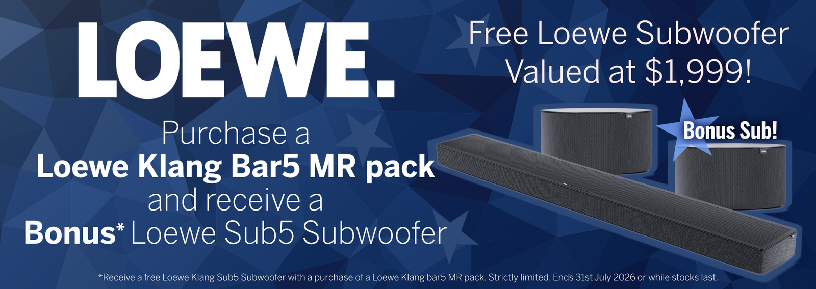 Loewe Klang Bar5 MR Pack Bonus Offer
