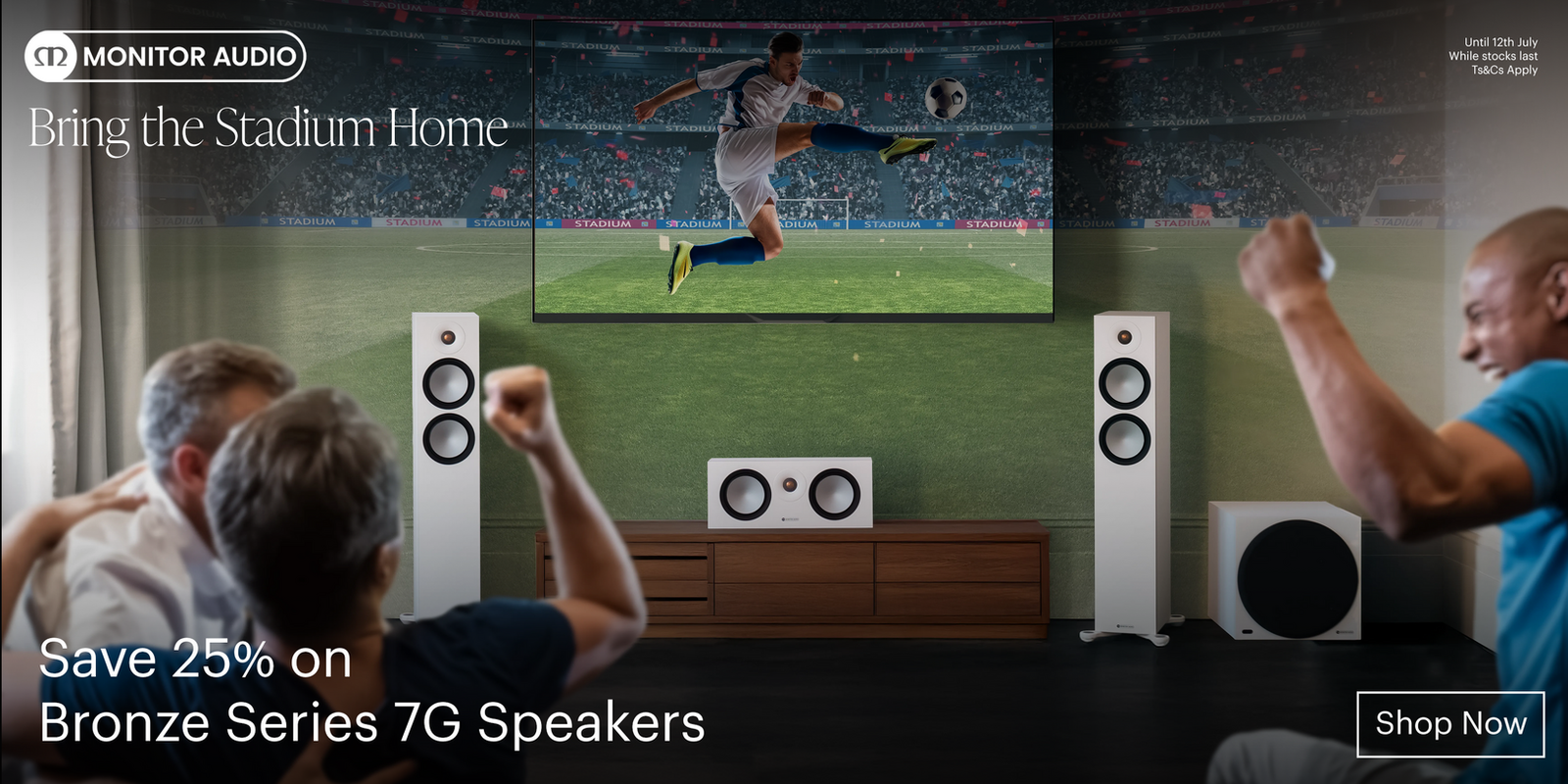 Save 25% on select Monitor Audio Bronze Series 7G Speakers