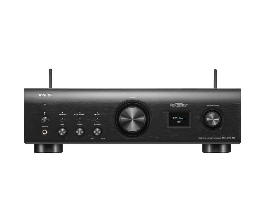 Denon PMA-900HNE high current capability stereo amp with streaming