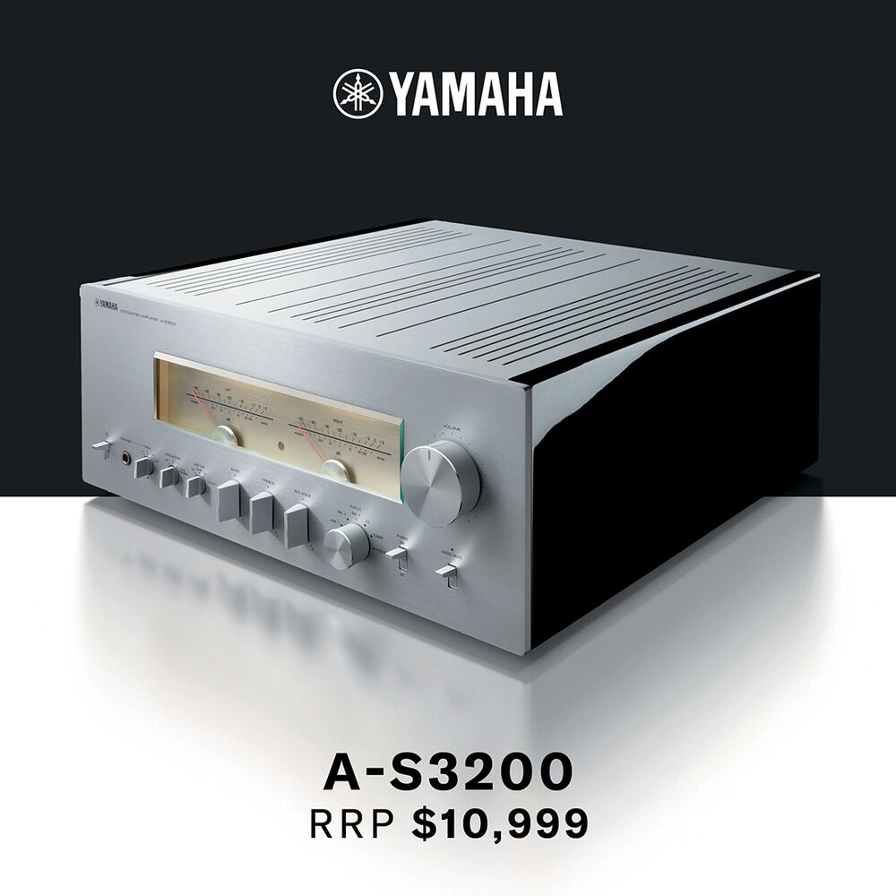 Yamaha AS3200 Integrated Amplifier ... heavyweight with VU meters ... thing of beauty