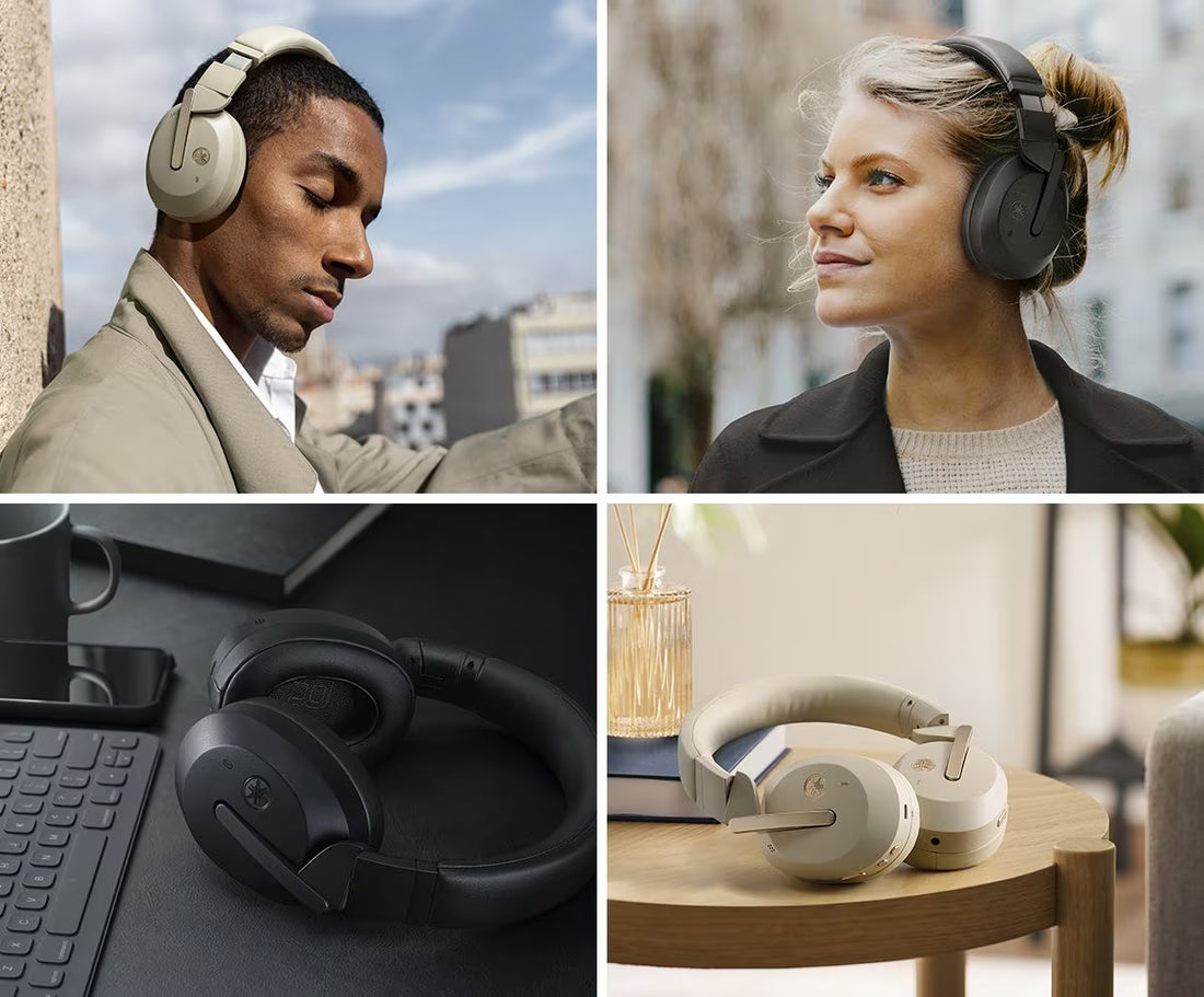 Yamaha YH-E700b Wireless Headphones with noise-cancelling