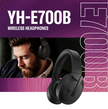Yamaha YH-E700b Wireless Noise Cancelling Headphones