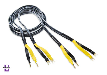 Analysis Plus Black Mesh Oval 9 Speaker Cable 3m Banana or Spade