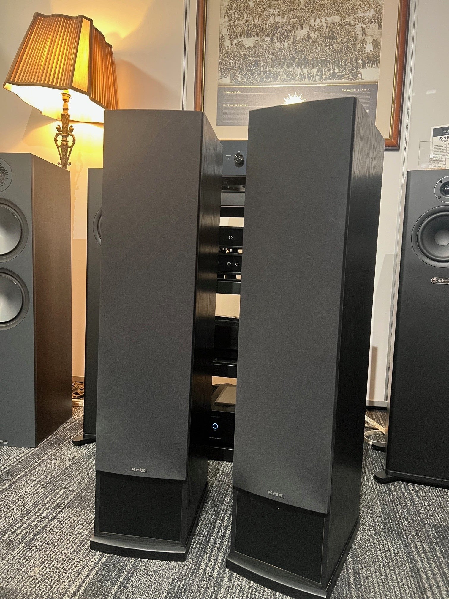 Krix Phoenix Mk1 Loudspeakers Black, Trade-in