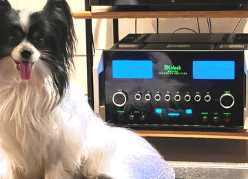 McIntosh MA9500 Integrated Amplifier ... Electric glide in blue
