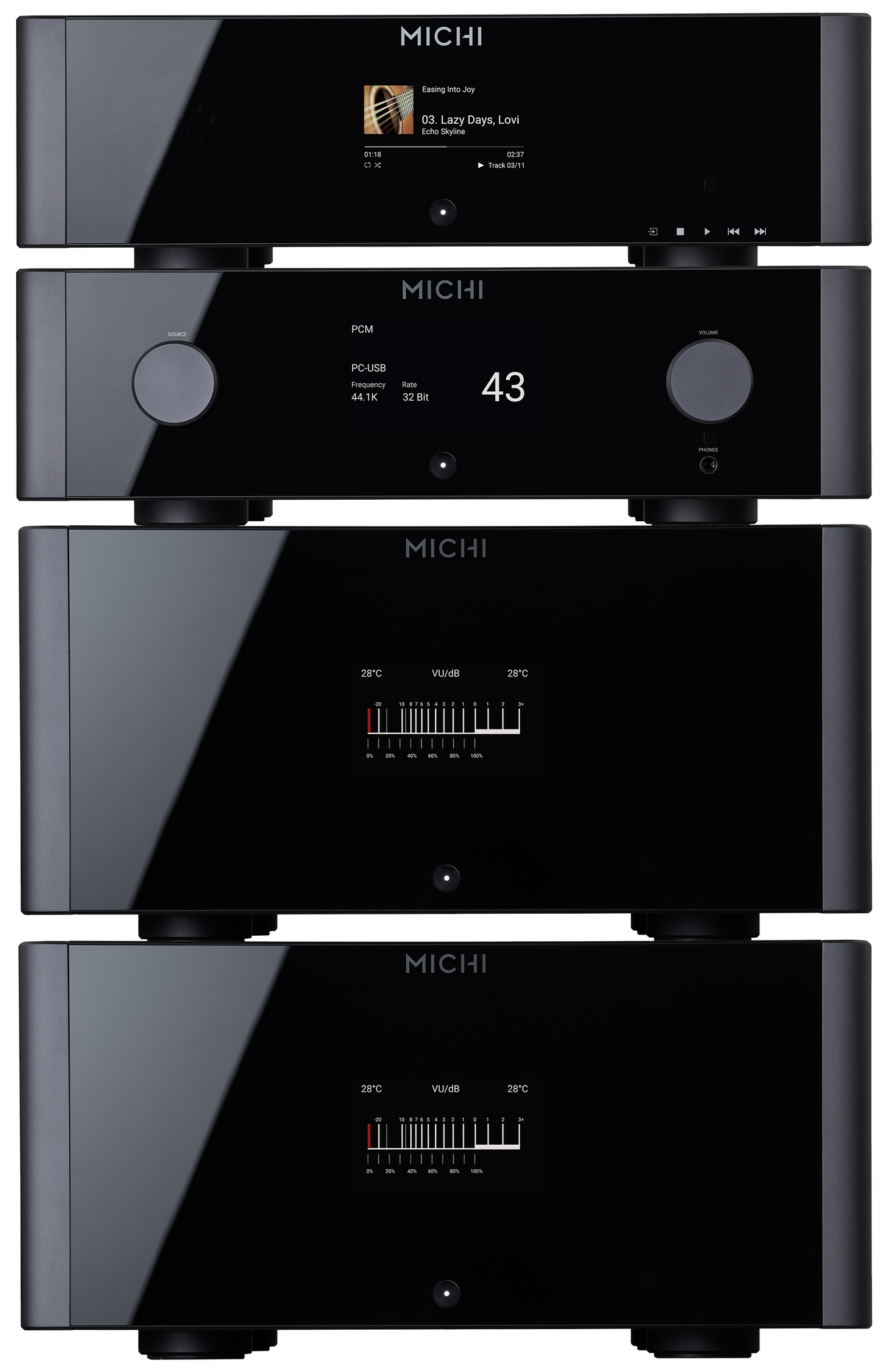 Rotel Michi P5 Preamplifier, M8 Mono blocks & Q5 CD Player