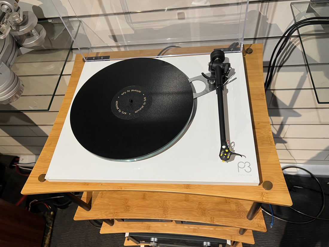 Rega Planar 3 Exact cartridge with Achromat, White, TRADE-IN