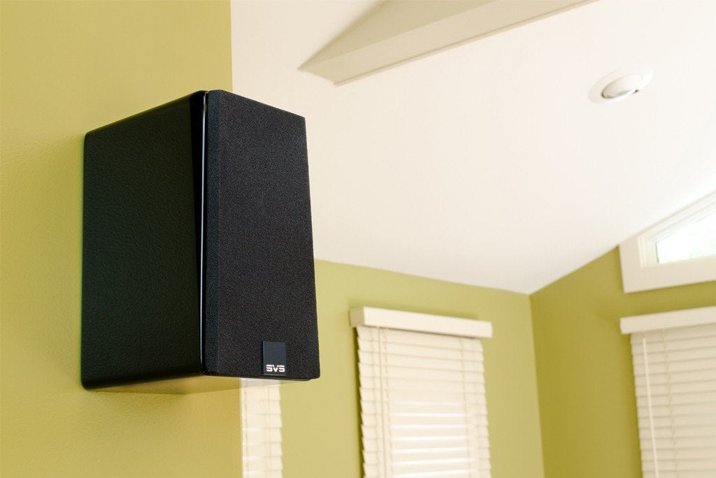 SVS Prime Satellite Bookshelf Speakers (Black Ash)