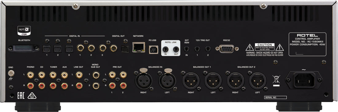 Rotel RC-1590 MkII preamplifier,