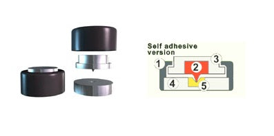 Soundcare Superspike Self Adhesive Feet for Electronics  (Set of 3)