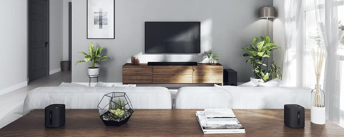 Yamaha True X System 50A Soundbar and Rear Speakers