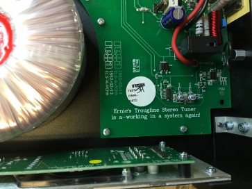 Messages are hidden on Rega circuit boards