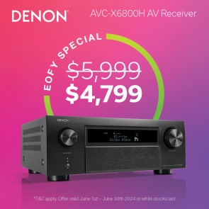 Denon AVC-X6800 eleven channel cinema amp source of pure power