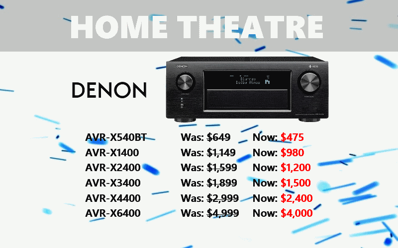 home theatre clearance
